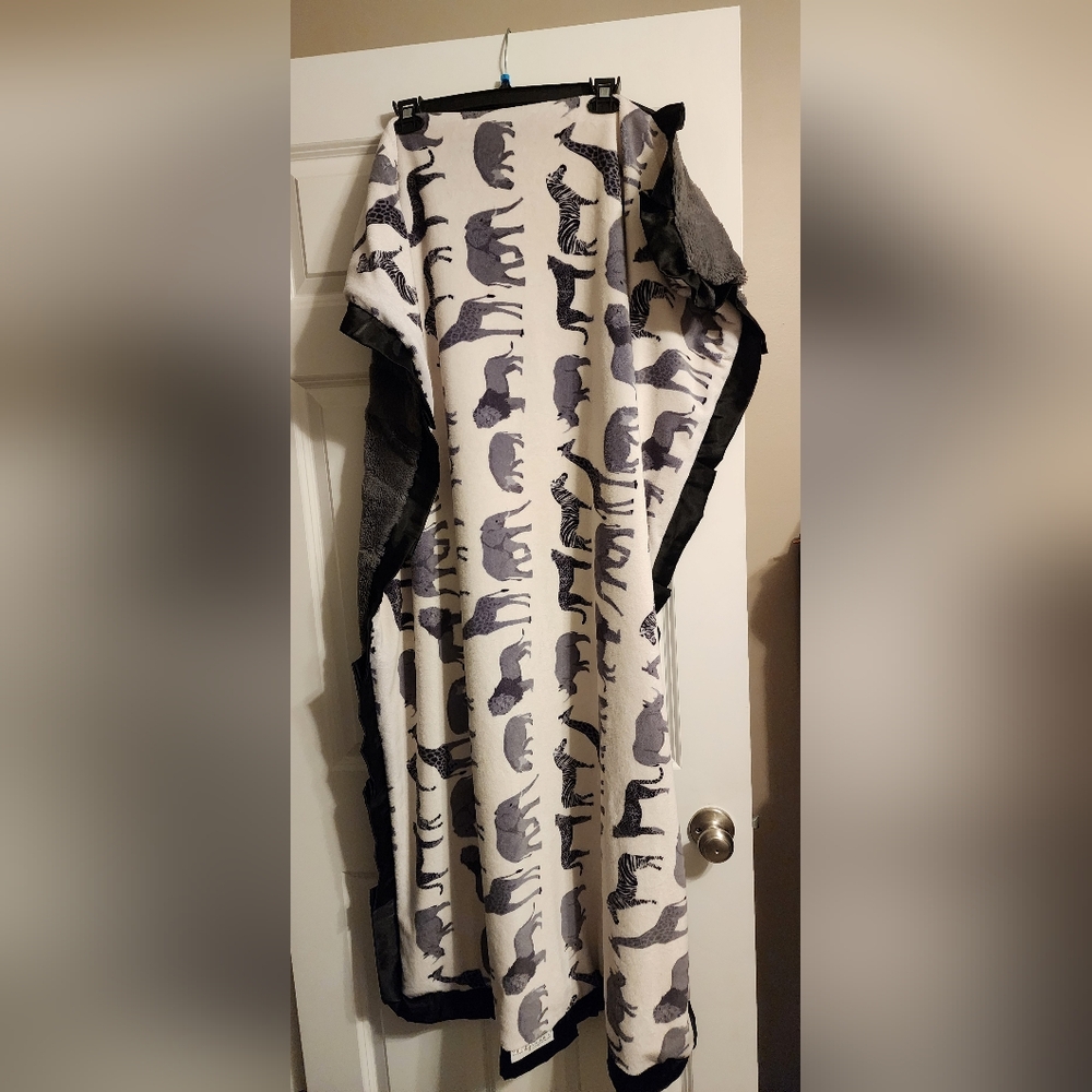 Minky Safari Blanket